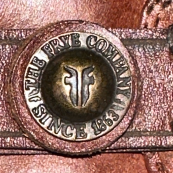 UEC FRYE Malorie Button Short Boot Women’s 8 Tan Vintage Leather Side Zip $358 - Picture 13 of 13